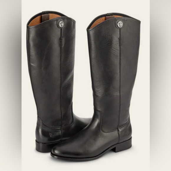 Frye Melissa Tall Riding Boot, Black Leather, Size 7.5 - Picture 10 of 10
